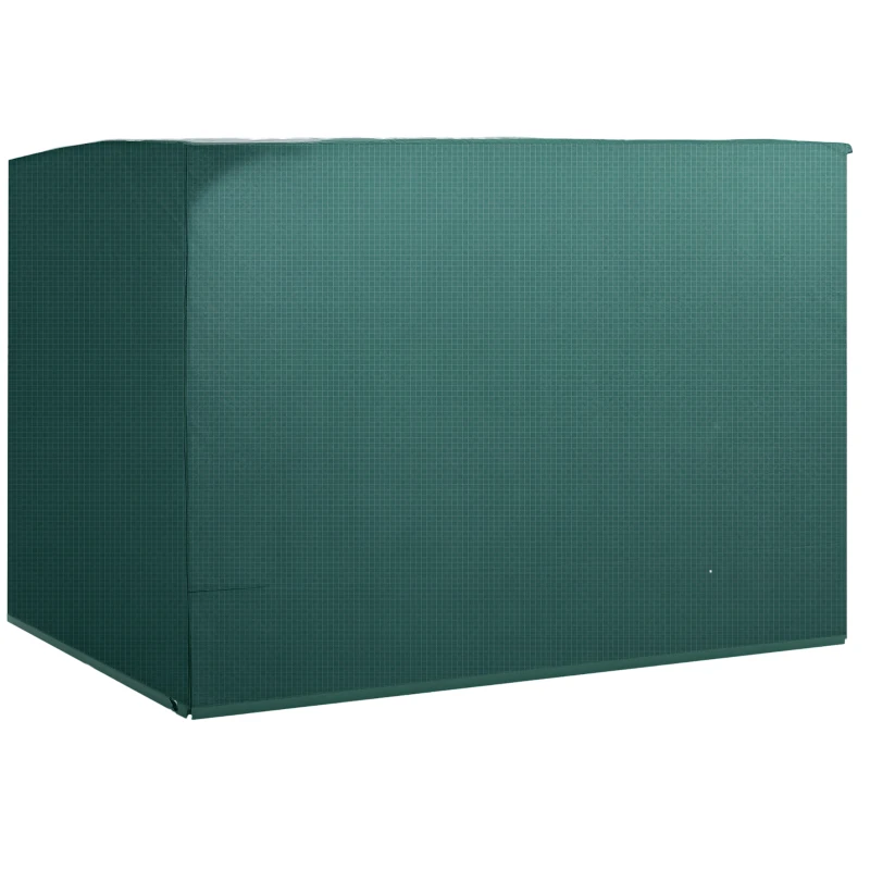 Outsunny Capa Protetora para Baloiço de Jardim de 3 Lugares 215x155x150cm Impermeável com Zíper Cobertura para Móveis de Exterior Verde