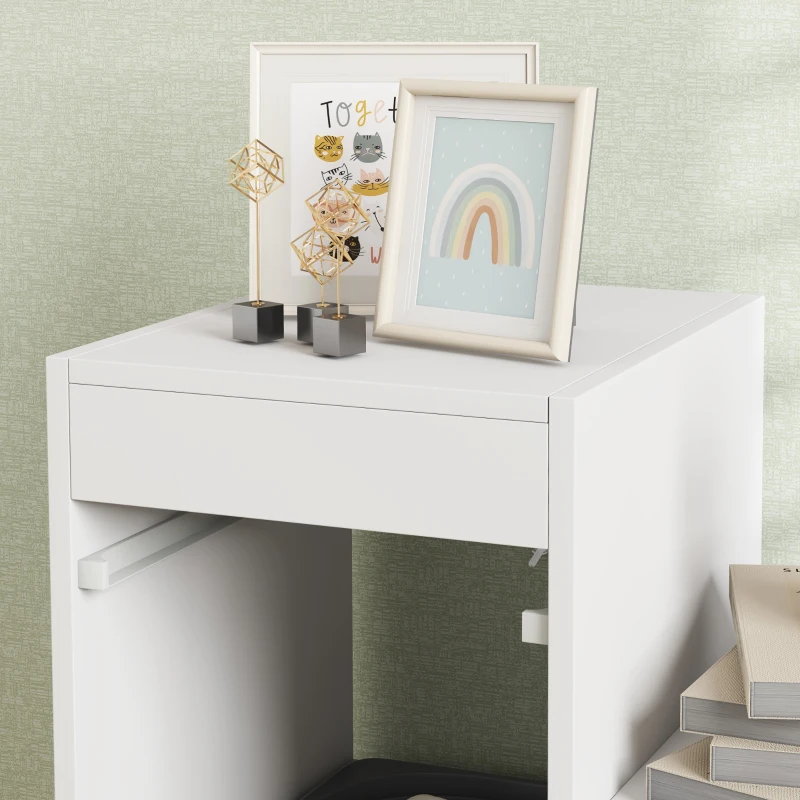 Aiyaplay Móvel de Armazenamento para Brinquedos Das Crianças 6 Recipientes Removíveis 3 Níveis de Armazenamento 96x38,5x90 cm Cinza