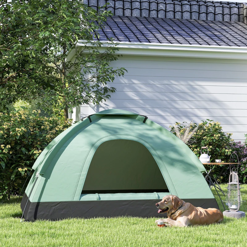 Outsunny Tenda de Camping para 2 Pessoas em Camuflagem Tenda de Dossel Leve e Ventilada Fácil de Montar com Portas com Zíperes