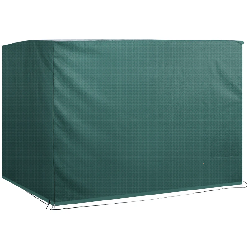 Outsunny Housse de Protection balancelle de Jardin bâche étanche dim. 2,15L x 1,55l x 1,5H m PE Vert