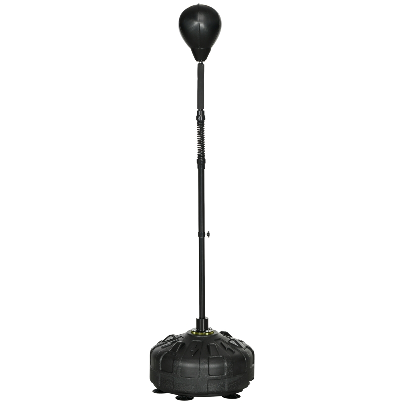 Sportnow Saco de Pancadas Suporte Ajustável em Altura 145-180 cm Base Recheável Preto