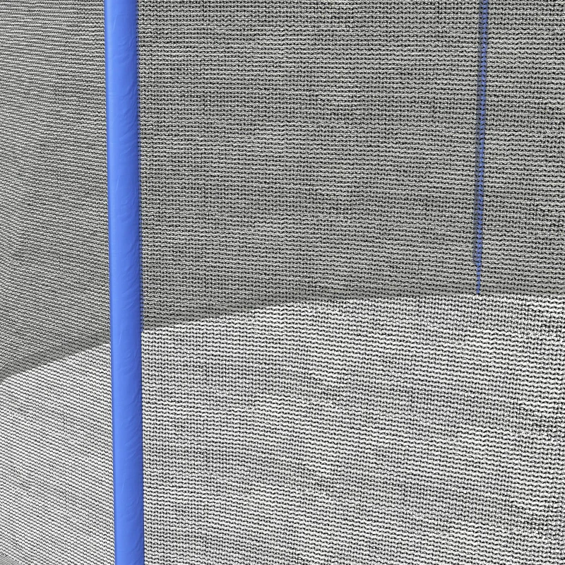 Sportnow Rede de Reposição para Trampolins Ø 366 cm 8 Postes Retos Rede de Segurança para Trampolins Entrada com Zíper