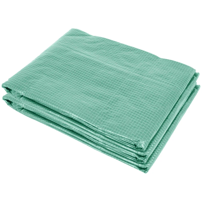 Outsunny Plásticos para Invernaderos 3x2x2 m Cubierta de Repuesto para Invernadero de Polietileno con 6 Ventanas y Puerta Enrollable Protección de Plantas para Jardín Verde