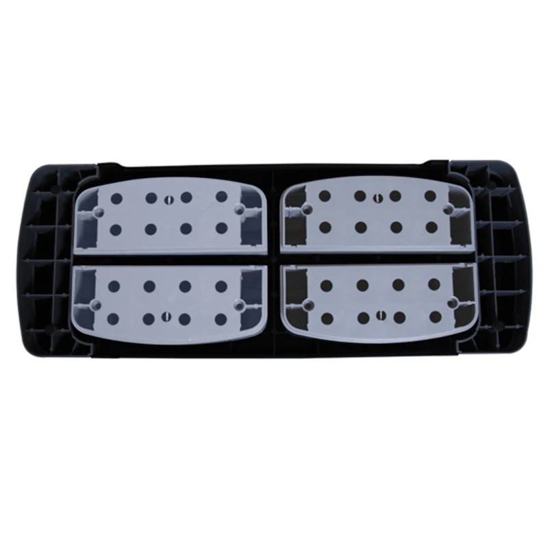 HOMCOM Step Fitness Aerobic Stepper Altura Ajustável Superfície Antiderrapante 78x29x20 cm