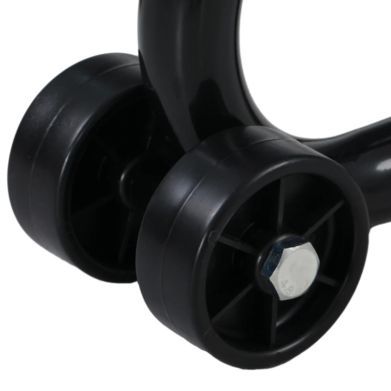 HOMCOM Suporte para Moto Bequilha Dianteira para Moto com Braço Oscilante em U e em L Suporte Universal para Oficina Preto