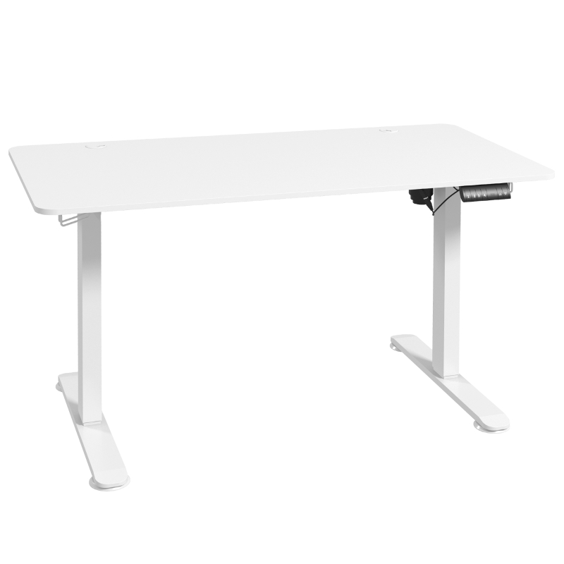 Vinsetto Secretária Ajustável em Altura 140x70x116 cm Branco