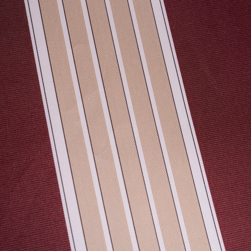 Outsunny Dubbele ligstoel met dak dubbele ligstoel chaise longue voetensteun PE rotan rood(m-10)