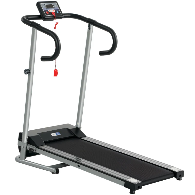 Tapis de course Fitness électrique pliable - Aosom.fr x FFHandball - 1 à 10 Km/h écran multifonctions - puissance 500 W(m-11)