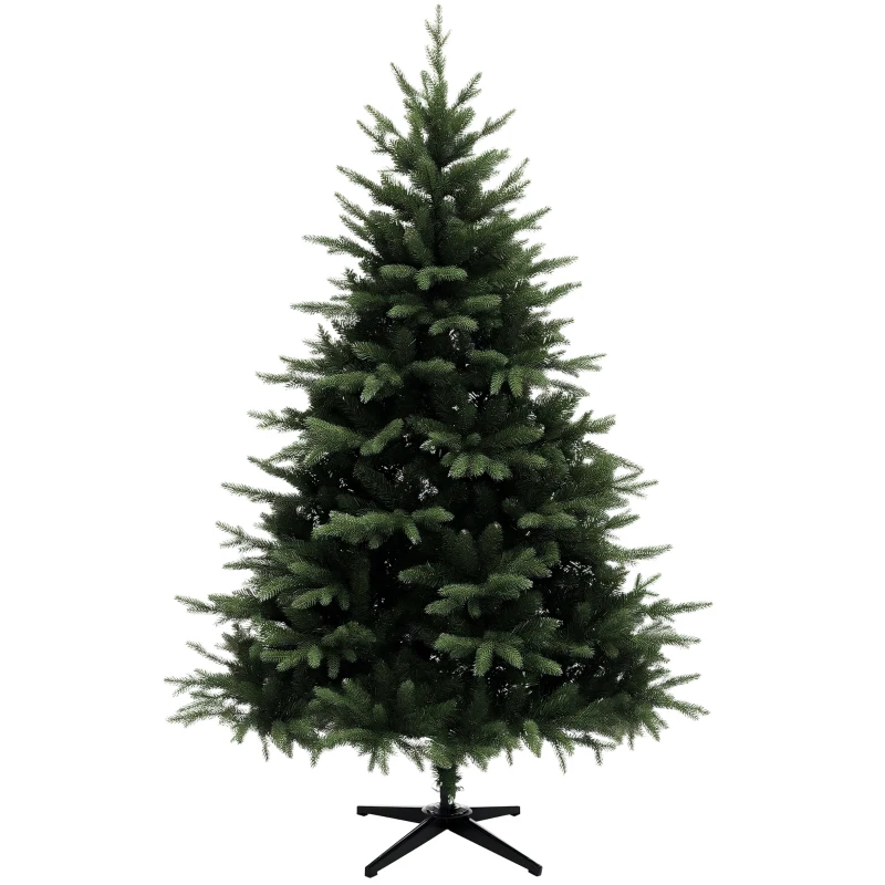 HOMCOM 6ft Artificial Spruce Christmas Tree - Green