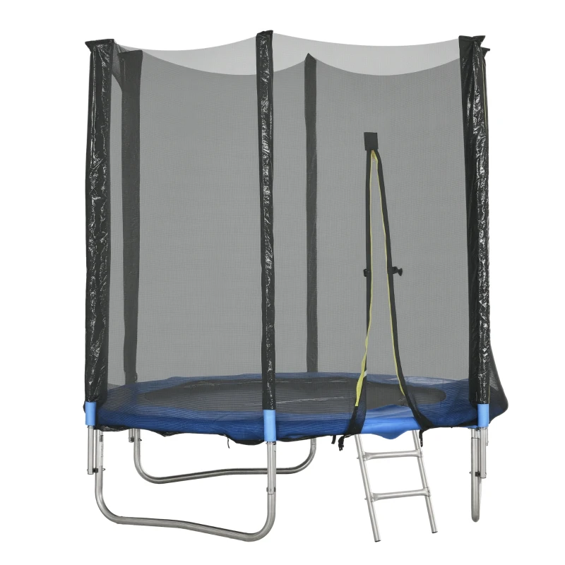 SPORTNOW Trampoline d'extérieur avec filet de sécurité Ø180 cm pour enfants et adultes
