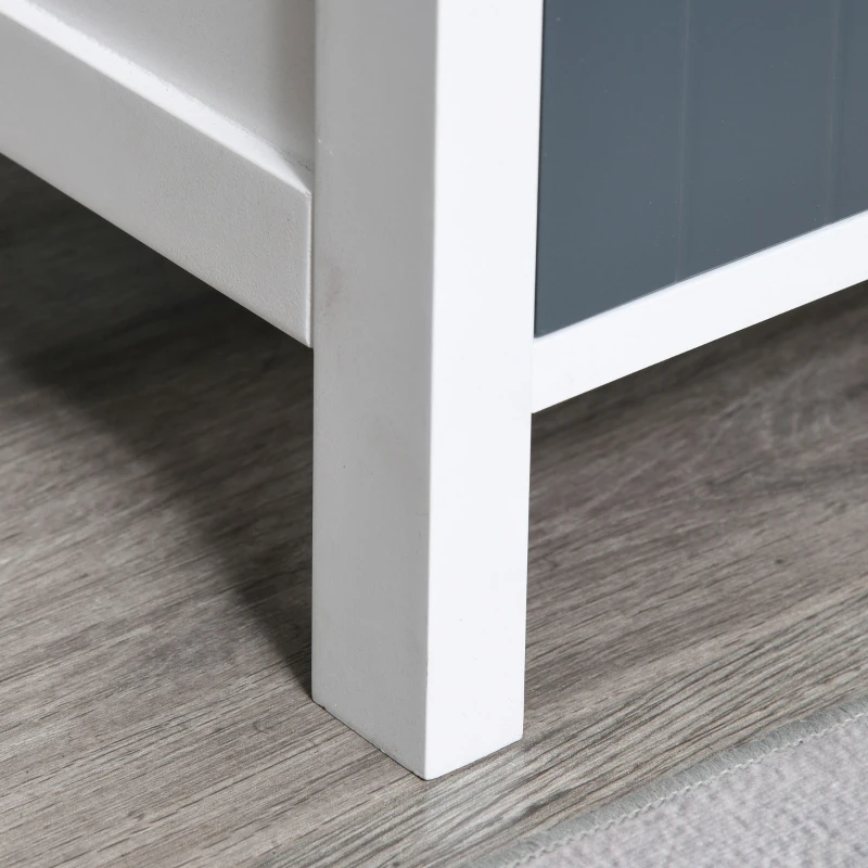 HOMCOM Chest of Drawers Storage Side Cabinet w/ 3 Detachable Drawers Home Furniture