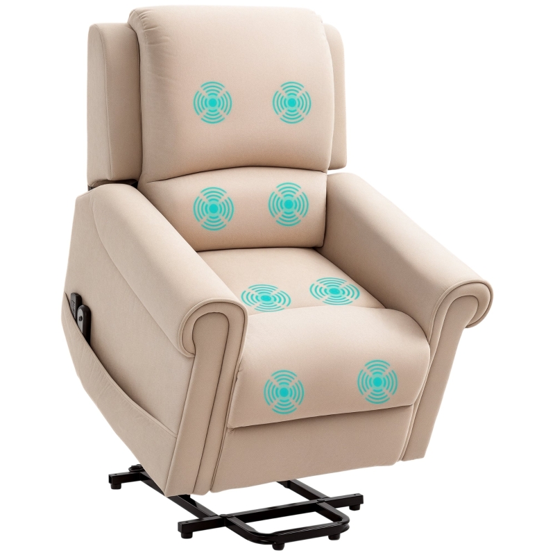 Poltrona Relax Elettrica Massaggiante HOMCOM - Reclinabile Con Alzapersona E Telecomando