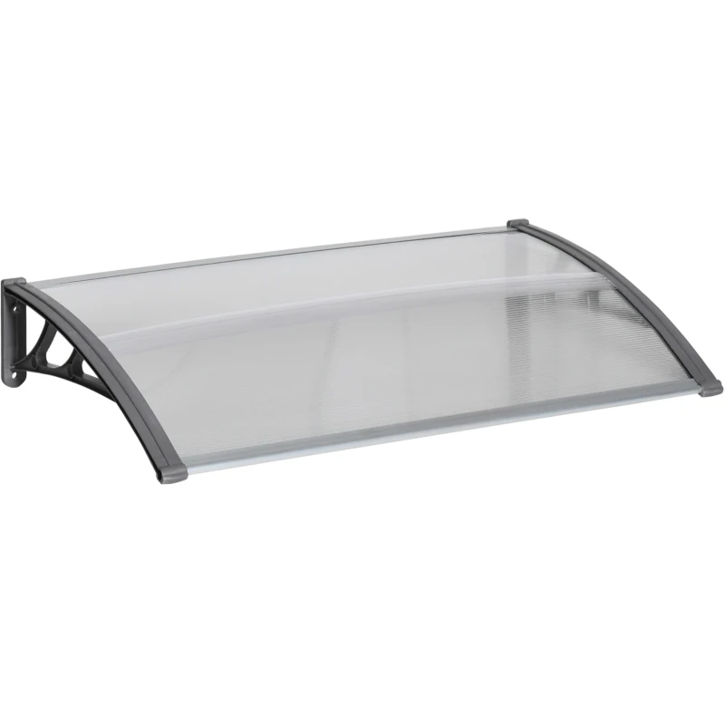 Outsunny Copertina moderna din policarbonat, 110x60x18 cm, gri(m-11)