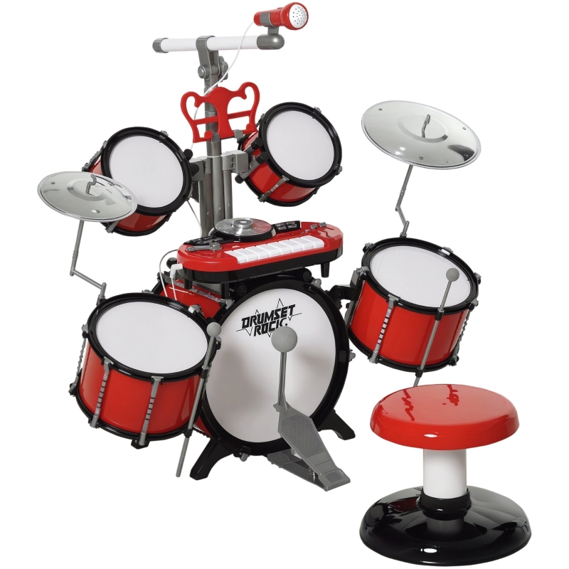 Woet® Fisarmonica Giocattolo Blu per Bambini, Strumento Musicale con Libretto Canzoni e 8 Canzoni, Gioco Educativo per Principianti, Sviluppo Musicale, A Partire da 3 Anni