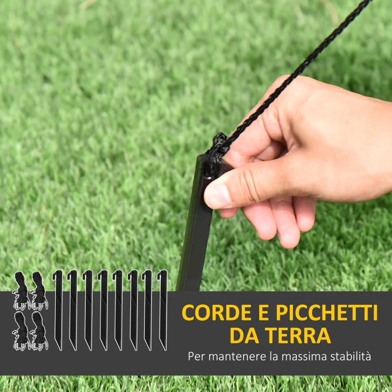 HOMCOM Babbo Natale Gonfiabile su Motocicletta 165cm con Luci LED Integrate, Decorazione Natalizia da Esterno