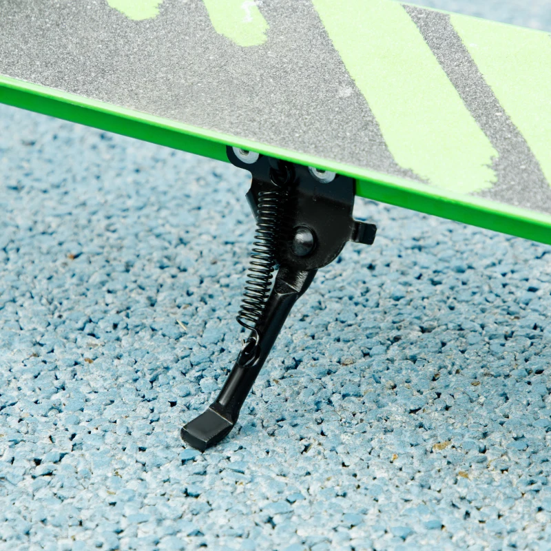 AIYAPLAY Scooter pour enfants, Double frein, Cadre en métal, Béquille, pliable, 3-8 ans, Vert