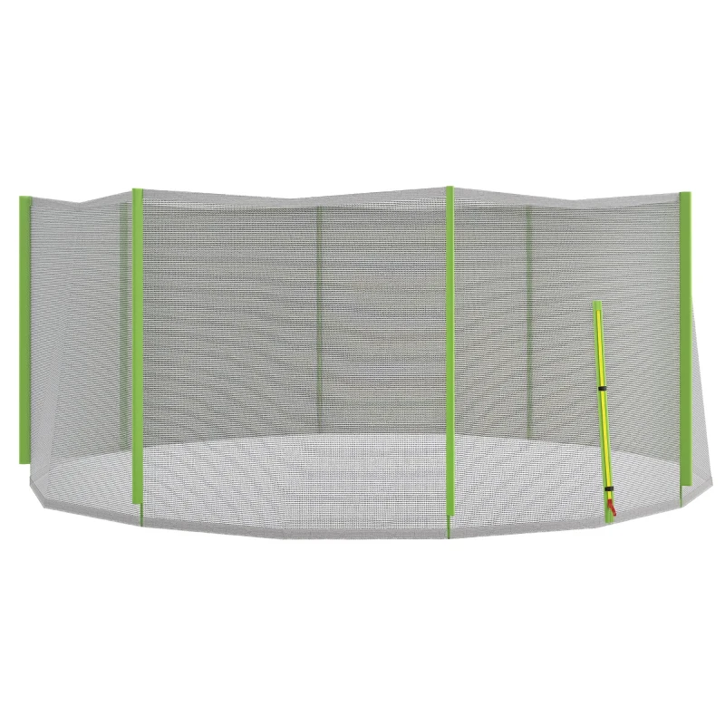 SPORTNOW Plasa de siguranta pentru trambulina 366cm, Verde