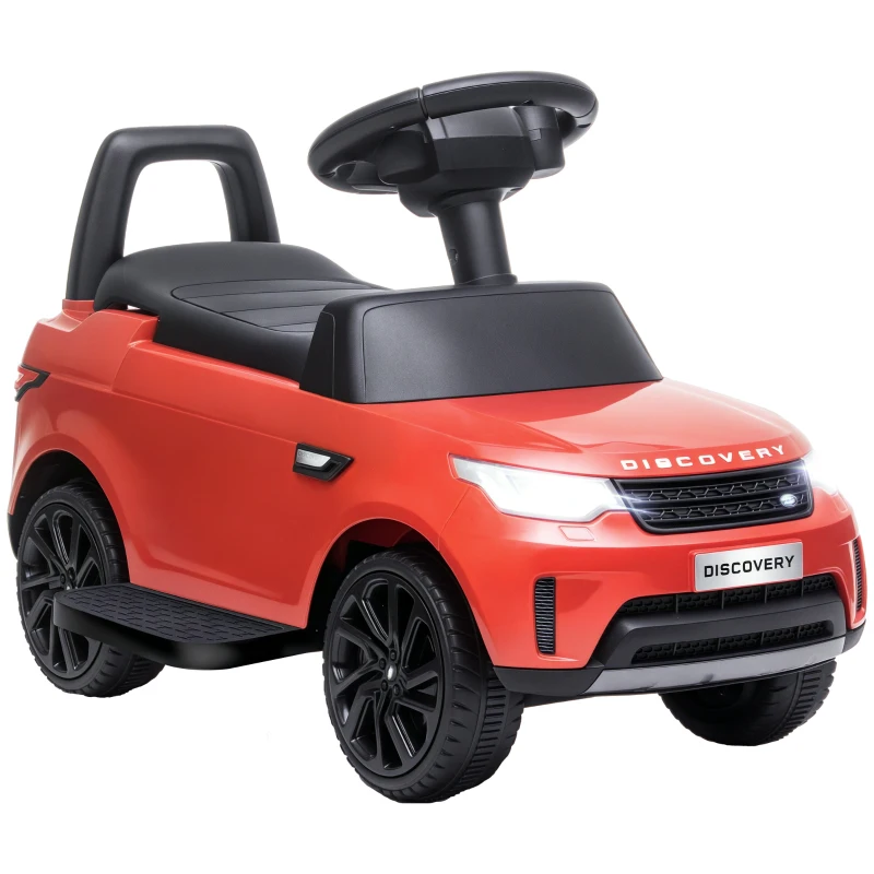 AIYAPLAY Mașinuță Electrică pentru Copii 18 Luni-5 Ani cu Licență Land Rover cu Muzică, USB și MP, 65x43x40 cm, Roșu