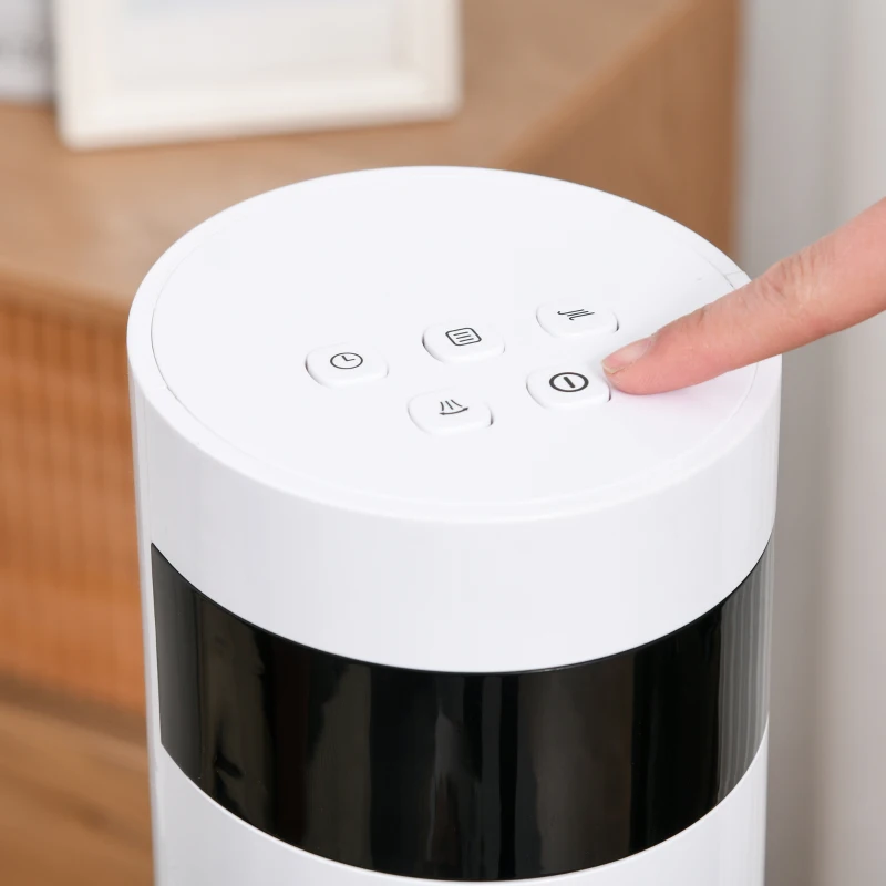 HOMCOM Tornfläkt avec télécommande - Efficace et élégant pour la maison!