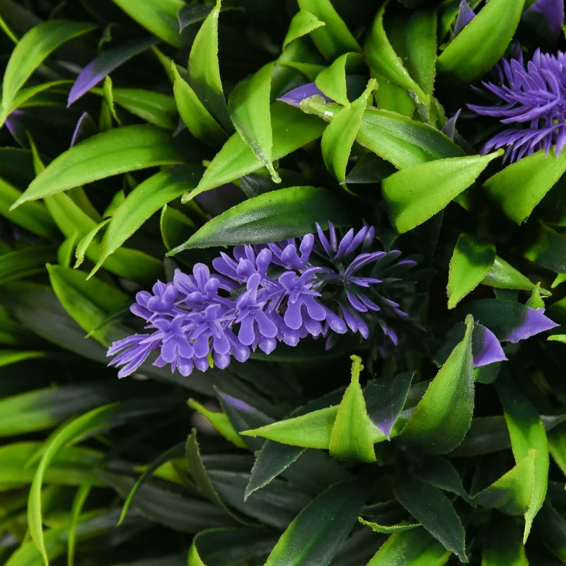 HOMCOM Ensemble de 2 plantes artificielles, plante artificielle résistante aux UV dans un pot de fleurs, plante d'intérieur de 70 cm pour salon, jardin