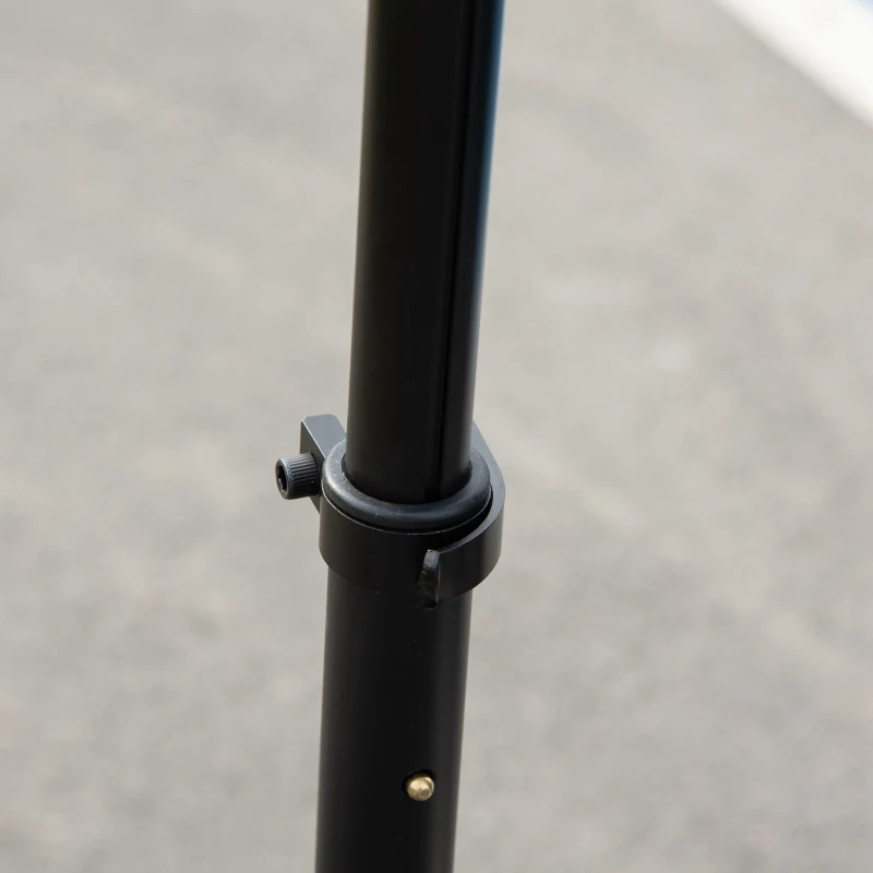 HOMCOM Trottinette Électrique Pliable pour Enfants à partir de 6 Ans, Réglable en Hauteur, 71x36,5x75-80 cm, Noir et Bleu