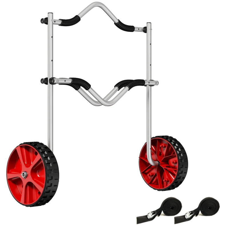 SPORTNOW Carucior de caiac, cu inaltime si latime reglabile