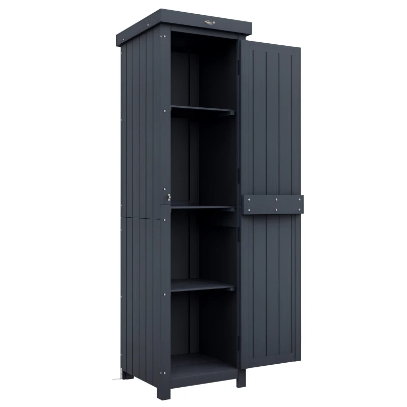 Outsunny Magazie Depozitare Pentru Exterior Din Lemn