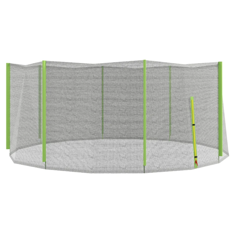 SPORTNOW Plasa de siguranta pentru trambulina 366cm, Verde
