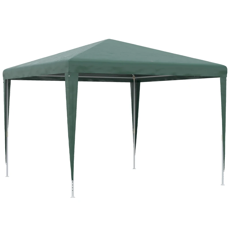 Outsunny Tonnelle de Jardin 3x3 m Portable avec Couverture Anti UV, Vert