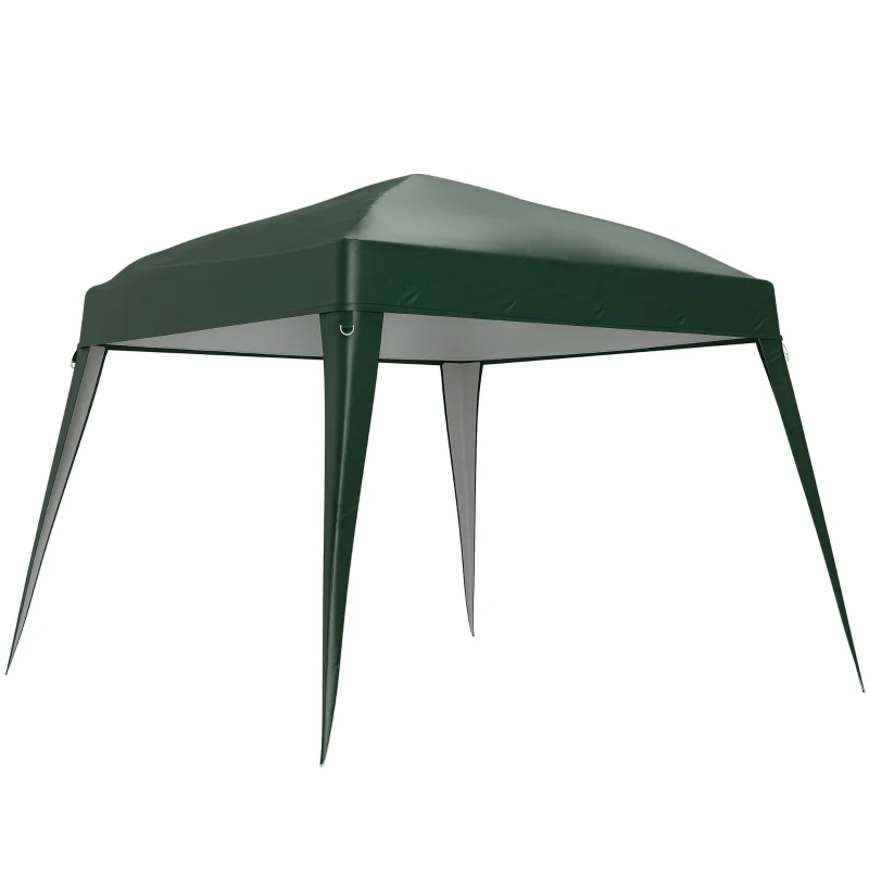 Outsunny Toldo de Recambio para Carpa Plegable de 2,4x2,4 m con Protección Solar UPF 50+ y Cierres de Velcro Verde SOLO TOLDO
