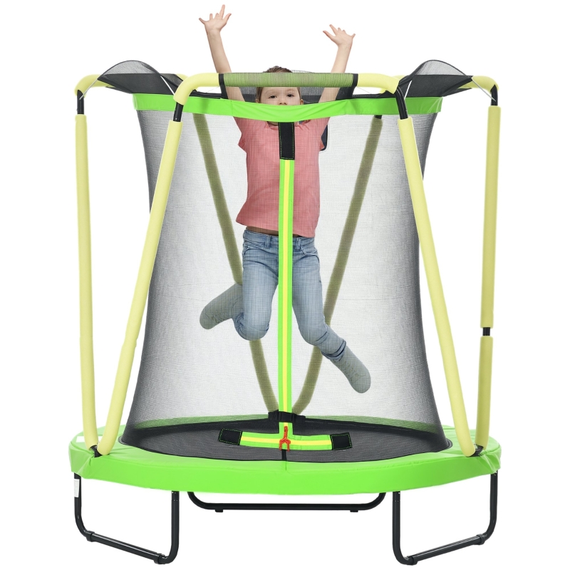 Trampolino Plum Junior Da Giardino Con Rete Di Sicurezza - Diametro 2,4 Mt, Divertimento Assicurato Per Bambini!