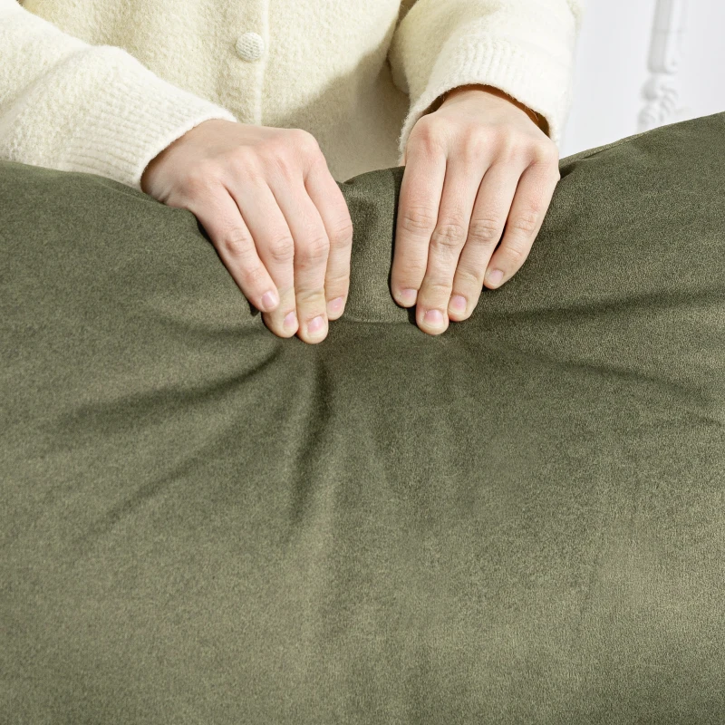 HOMCOM Fauteuil Inclinable avec Moteur sans Balais Repose-Pieds Revêtu Résistant et Poches Latérales 80x83x104 cm Vert