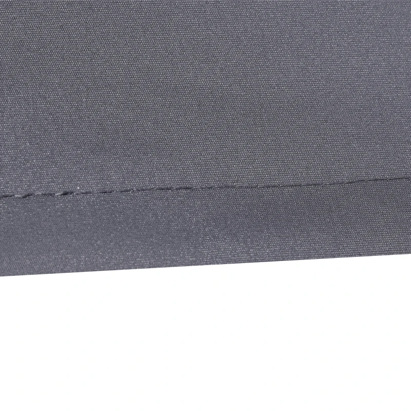 Outsunny Toile de Rechange pour Store à Bras Retractable en Polyester Anti UV de 3,6x2,5 m, Gris