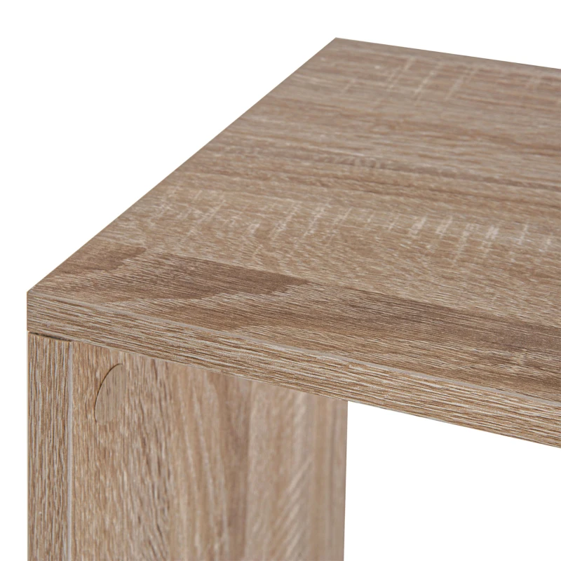 HOMCOM Étagère de Design Bibliothèque Moderne en Bois 3 Étagères 60 × 24 × 111,4cm