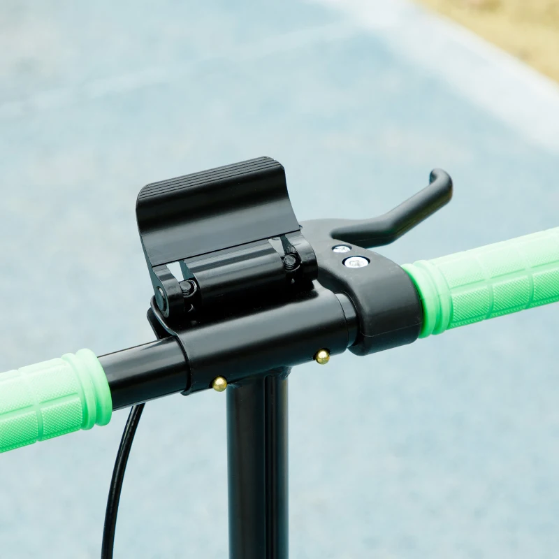 AIYAPLAY Scooter pour enfants, Double frein, Cadre en métal, Béquille, pliable, 3-8 ans, Vert