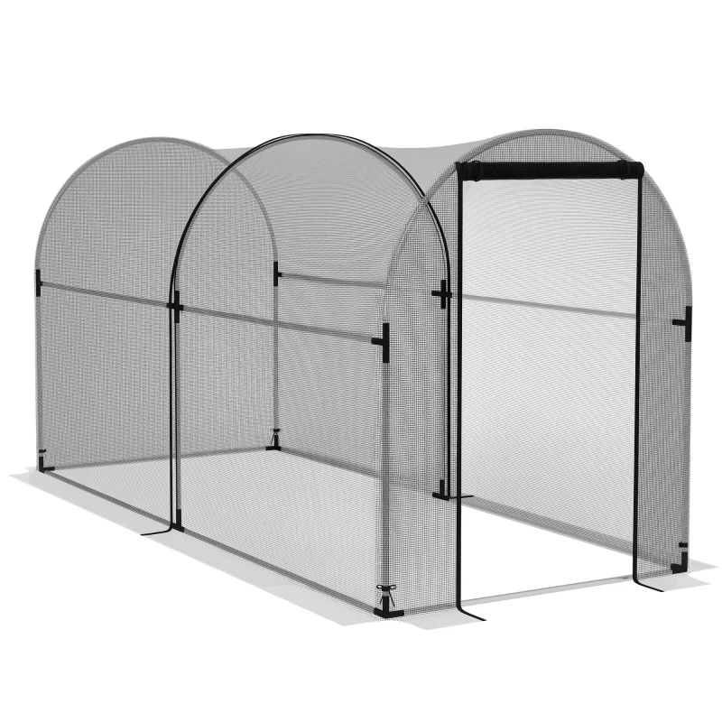 Outsunny Cort de Protectie A Plantelor 1,2x3x1,5m