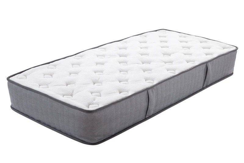 HOMCOM Matelas 90x200 cm 25,8 cm Hauteur 7 zones ergonomique avec housse amovible lavable