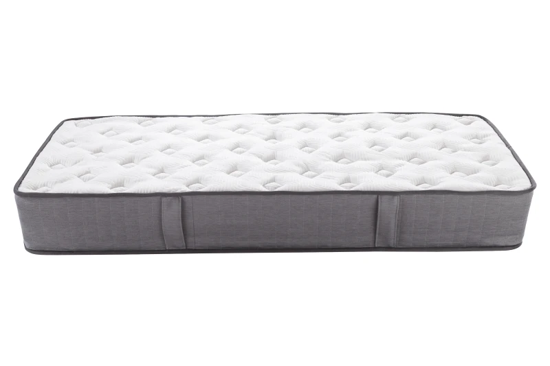 HOMCOM Matratze 90x200 cm 25,8 cm Höhe 7-Zonen ergonomisch mit abnehmbarer waschbar Bezug