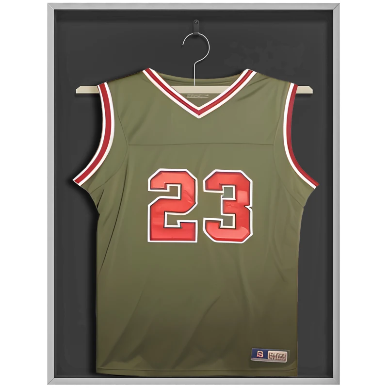 Cadru HOMCOM T-frame pentru tricou din aliaj de aluminiu cu acrilic și captuseală interioară din feltro, 70 x 90 cm