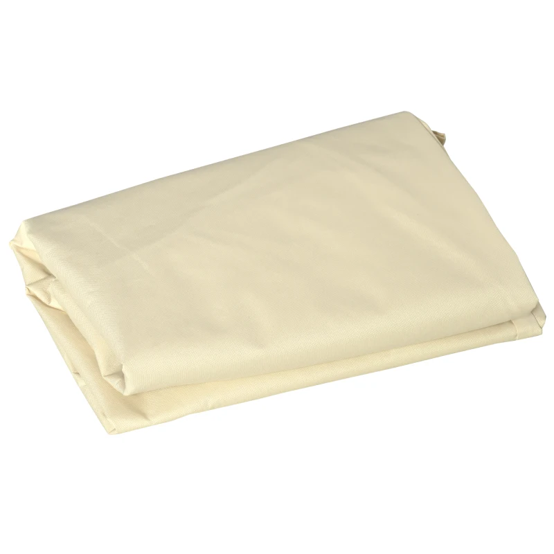 Outsunny 600D Oxford Cloth Furniture Cover, 2 Seater Sofa Protector for Garden Patio, Outdoor, Waterproof, Beige, 140L x 84W x 56/94H cm