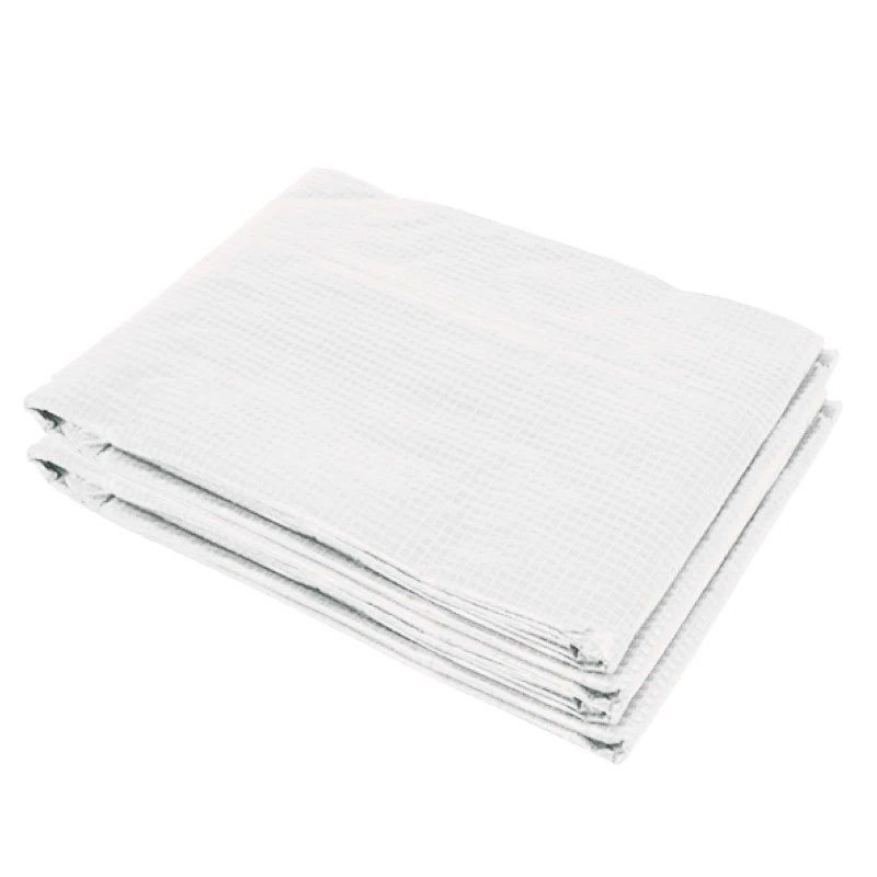 Outsunny Foliă de Schimb Seră Tunel 18 m², folie 6L x 3l x 2H m PE Anti-UV impermeabilă 12 ferestre + Ușă Rulabilă cu Fermoar