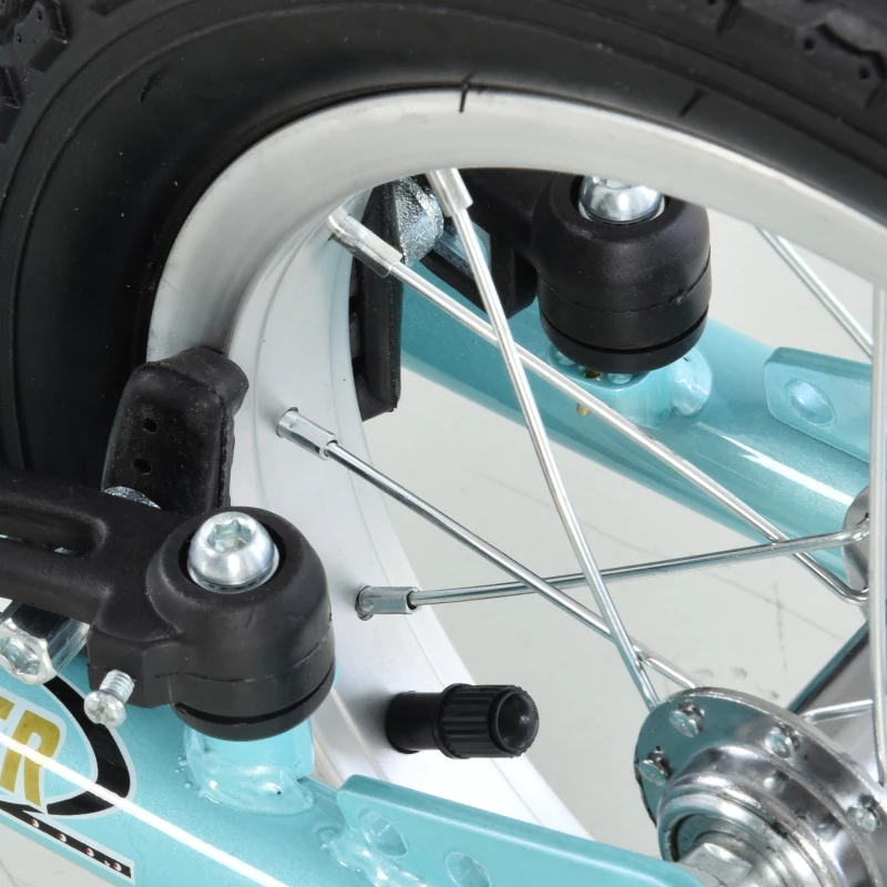 HOMCOM Step voor Kinderen vanaf 5 Jaar, Verstelbaar, voor Buiten, Aluminium, 120 x 58 x 85-95 cm, Lichtblauw(m-11)