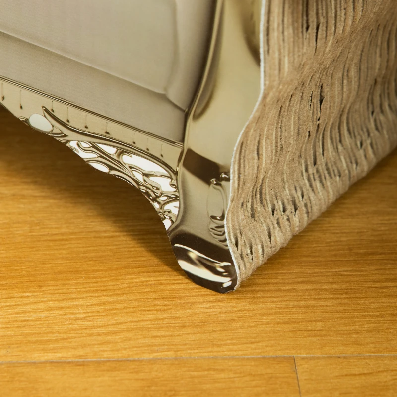 PawHut Graffiatore Cartone per Gatti in Forma di Divano con Catnip per Interno 60x29,5x29 cm Marrone