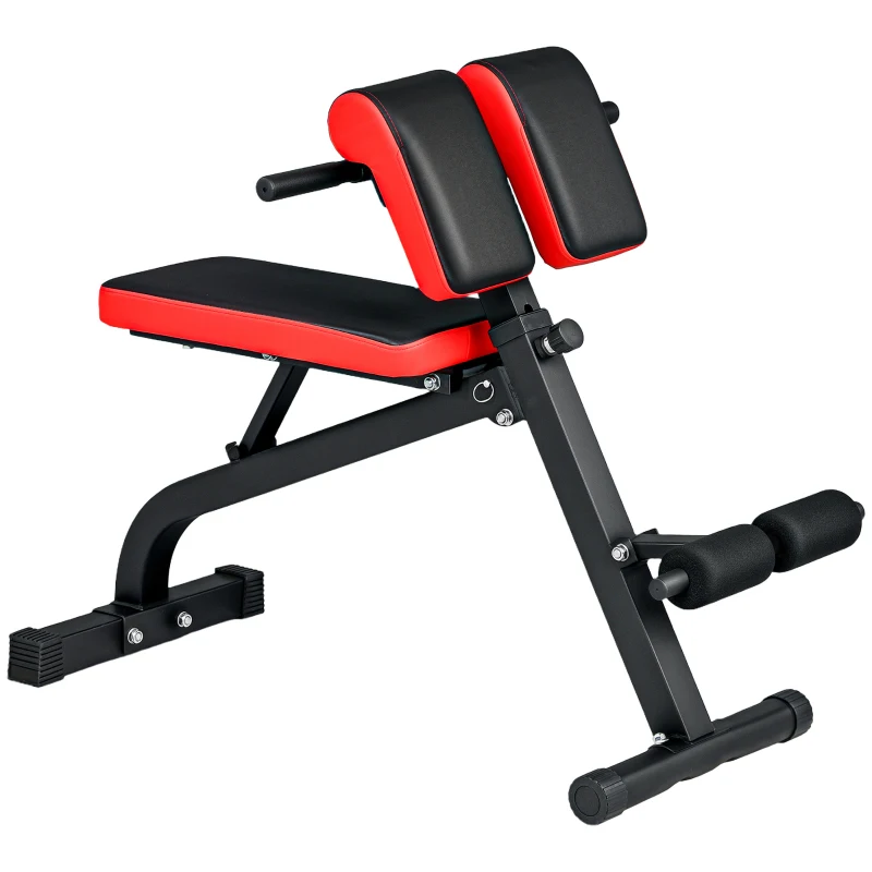 SPORTNOW Foldable weight bench multi-functional bench for training adjustable pad 8 positions 103 x 65 x 67-98 cm black