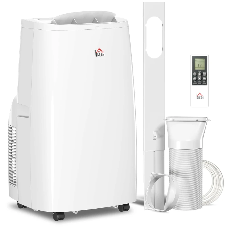 HOMCOM 14000 BTU Multi-Mode Mobile Air Conditioner, with Mounting Kit