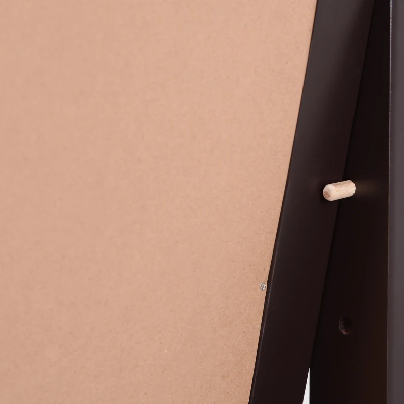 HOMCOM Full Length Mirror, Freestanding Dressing Mirror with Adjustable Angle for Bedroom, 148cm x 47cm, Brown