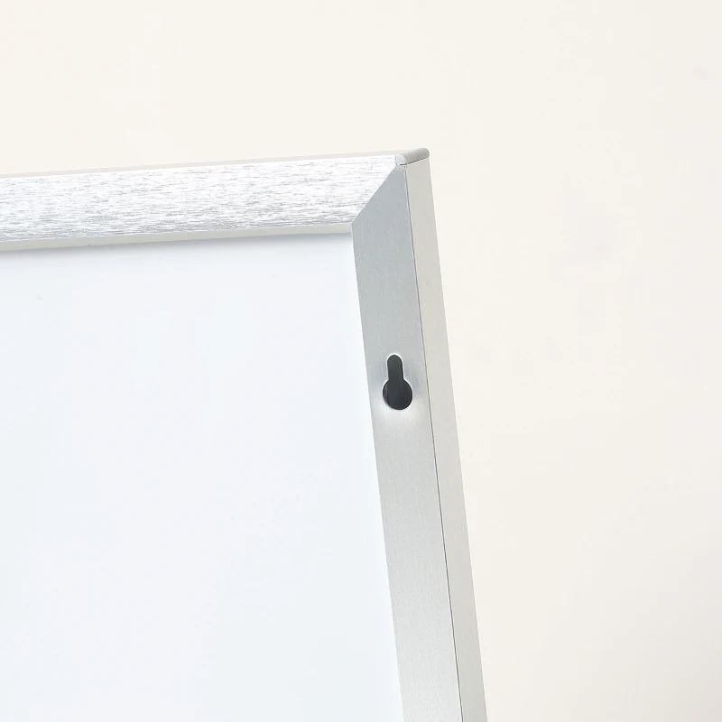 HOMCOM Full Length Mirror, Freestanding or Wall-Mounted Dressing Mirror with Stand for Bedroom, Living Room, 160 x 40 cm, Black Frame