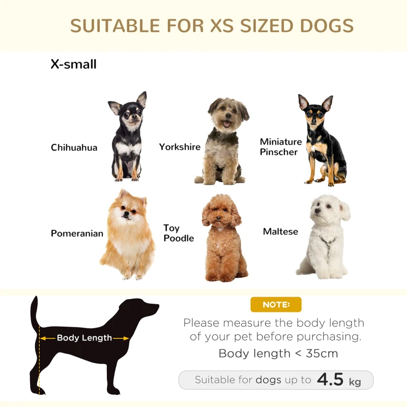 PawHut hondenbank hondenmat hondenmand hondenbank hondenbank kattenbank met kussen achterzak pluche schuim grenen hout beige + lichtgrijs 70 x 47 x 30 cm(m-7)