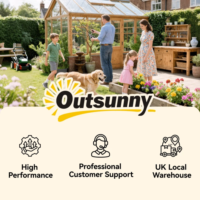 Outsunny Conjunto de 2 Jardineiras de Exterior Jardineiras com Treliça Metálica para Plantas Trepadeiras Vasos com Rodas para Jardim Pátio 52x25x97 cm Madeira