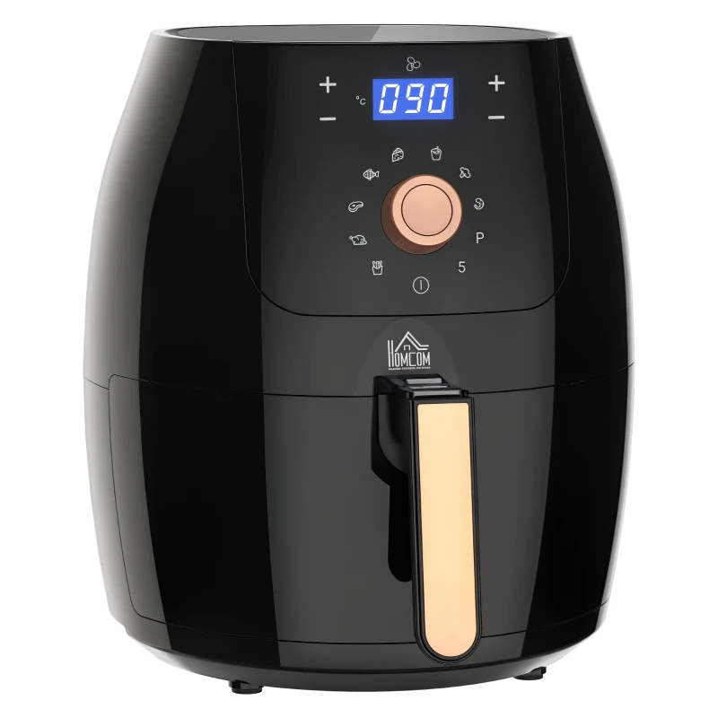 HOMCOM 5.5L 1700W Air Fryer, with Digital Display, 80-200℃ Temperature
